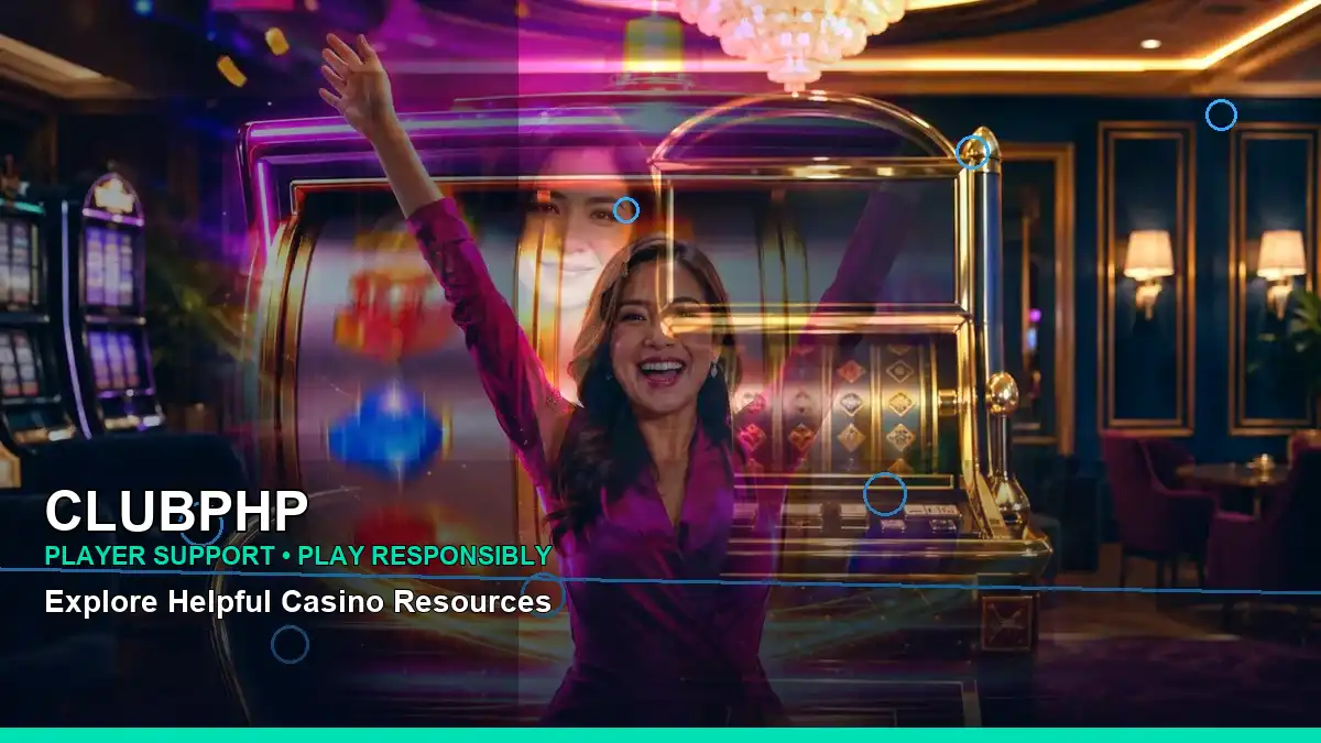 Close-up view of a CLUBPHP mobile casino app highlighting an easy-to-use casino experience on mobile
